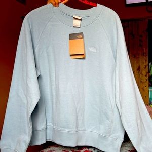The north face powder blue size L sweatshirt.